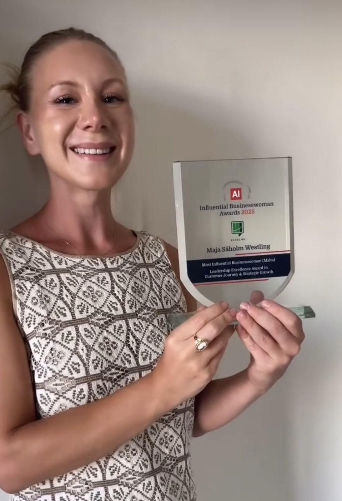 Maja Säholm Westling Award Customer Journey